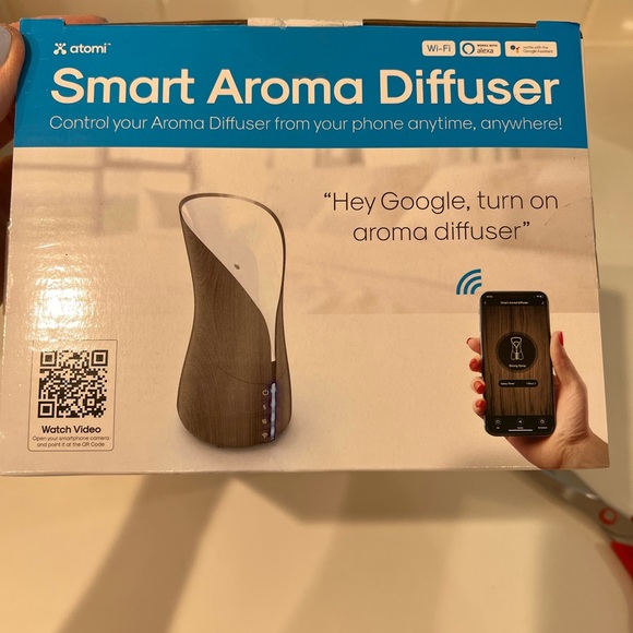 NIB Atomi Smart Aroma Dual Action Diffuser and Humidifier - Picture 12 of 12